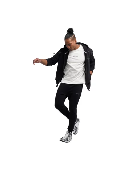 Bluza z kapturem Carlo Colucci z kapturem czarna