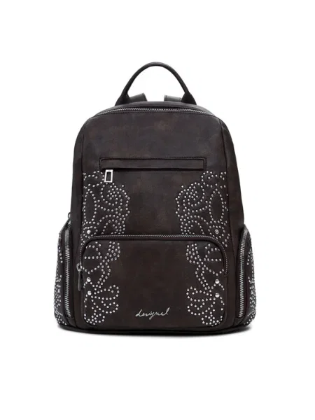 Чанта Desigual с апликация кафяво