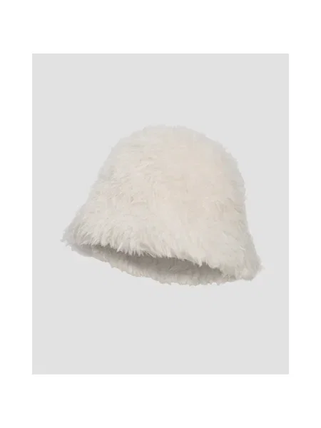 Perfect Moment Kapelusz Typu Bucket Hat Z Sztucznego Futra weiss białe