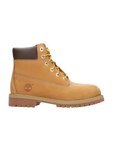 Botki Timberland wodoszczelne skórzane wiązane brązowe