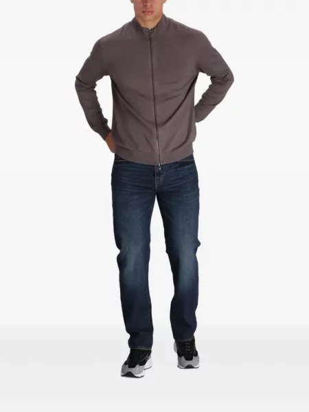 Blugi Armani Exchange cu autograf albastru