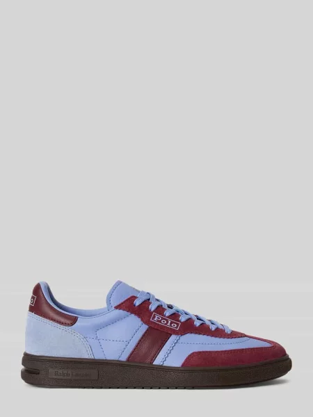 Sneakersy z naturalnej skóry welurowej z bydła Polo Ralph Lauren