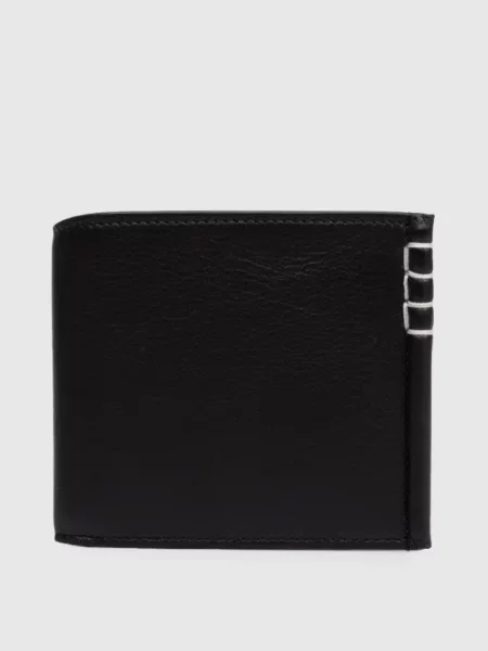 Шкіряне портмоне з логотипом Jw Anderson чорне