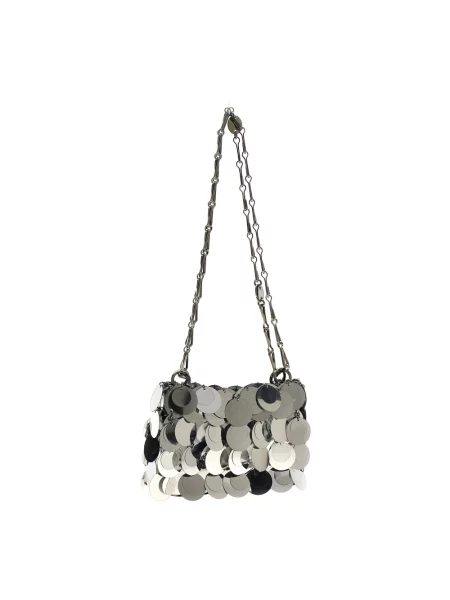 Torebka Paco Rabanne płócienna szara