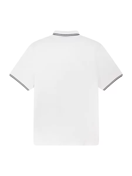 Koszulka polo Stone Island z kamieniami biała