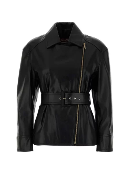 Cu centură geacă 's Max Mara negru
