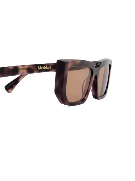 Ochelari de soare pătrați Max Mara Eyewear maro