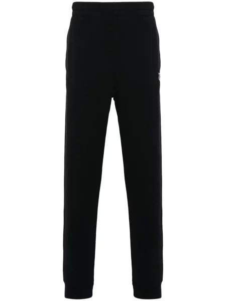 Zúžené kalhoty Maison Kitsuné černé