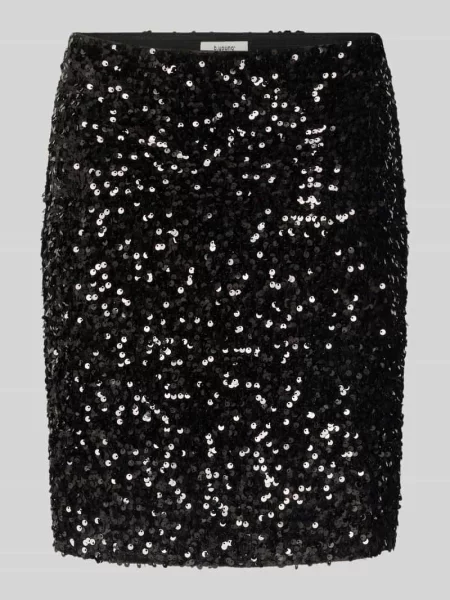 Spódnica mini z elastycznym pasem model ‘PAILLET’ B.young czarna