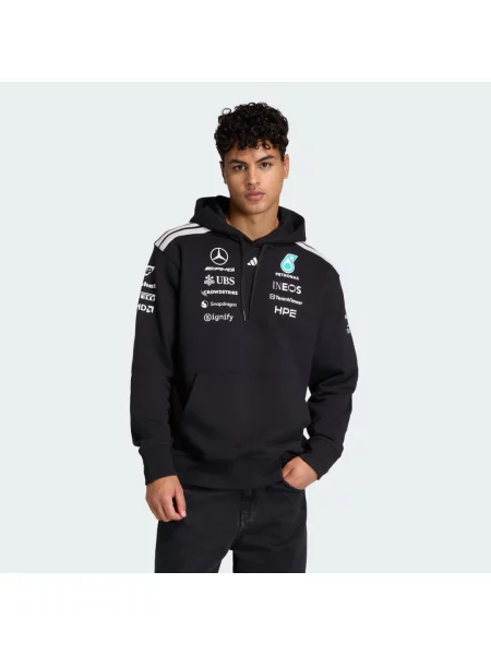 Mikina MERCEDES AMG PETRONAS FORMULA 1 TEAM DRIVER HOOD bílá