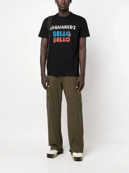 Tričko Dsquared2 čierna
