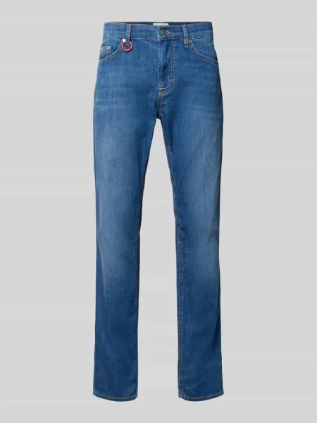 Jeansy w kroju modern fit z karabińczykiem model Mitch' Joop! Jeans niebieskie