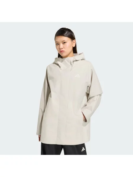 PARKA ESSENTIALS RAIN béžová