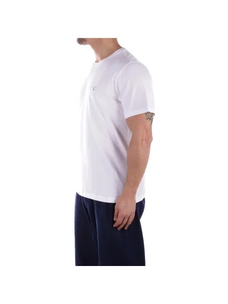Tricou Barbour în carouri alb