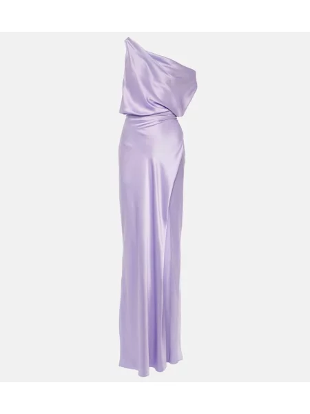 Rochie The Sei de mătase violet
