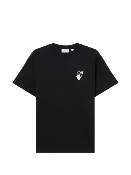 Tricou grafic Off-white cu imagine alb