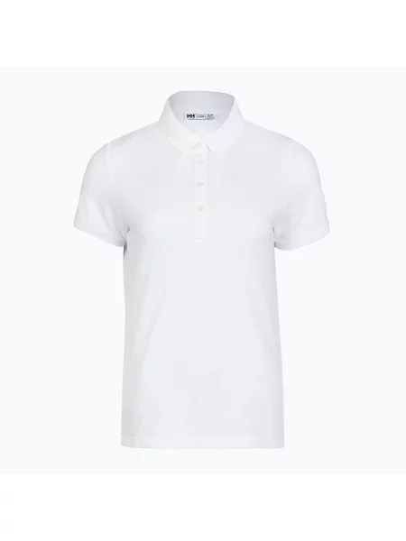 Tricou polo pentru femei Helly Hansen Crew Polo Pique white alb