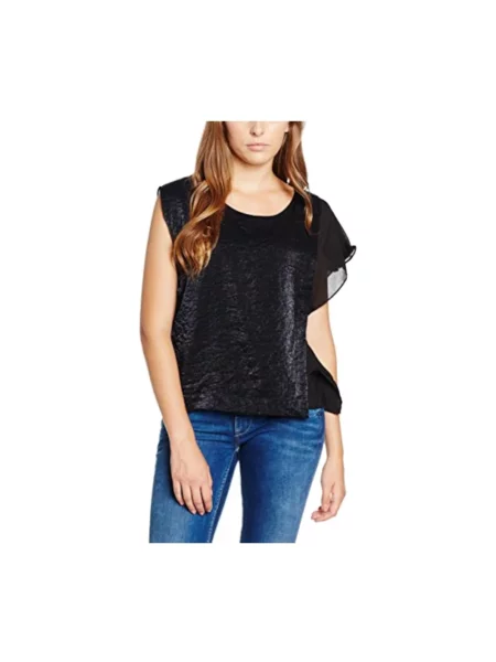Top Pepe Jeans czarny