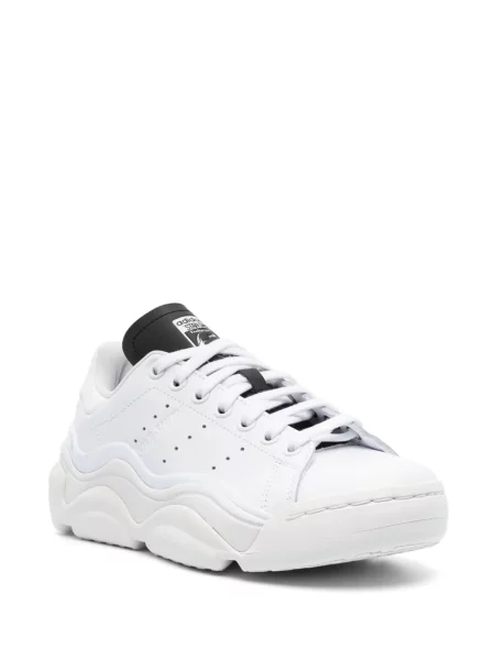 Spodnie Adidas ocieplane w paski czarne