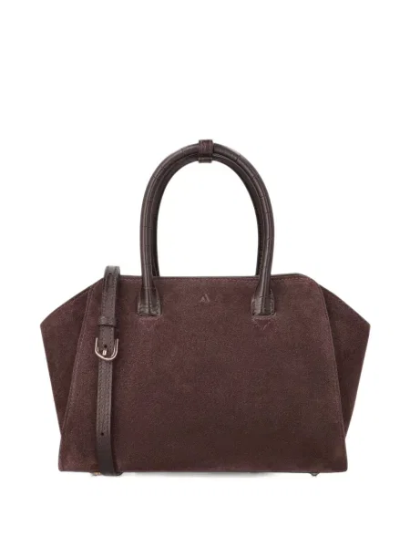 Geantă shopper Kaai din piele de căprioară maro