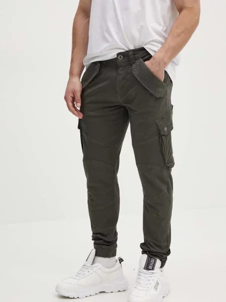 Alpha Industries Hlače Combat zelena