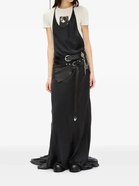 Rochie maxi Ann Demeulemeester negru