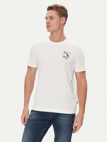 JOOP! Jeans T-Shirt 15 Modern Fit biały