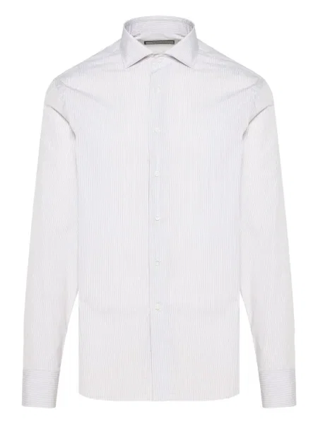 Cămașă Canali cu dungi alb