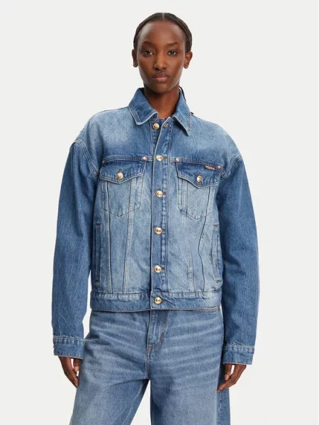 Just Cavalli Kurtka jeansowa niebieski