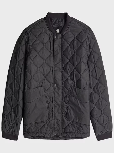 Стьобаний бомбер G-star Raw сірий