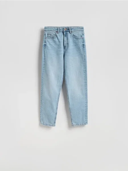 Reserved Blugi mom slim fit albastru