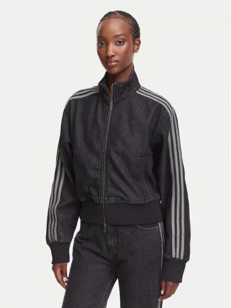 Adidas Bluza Firebird Denim Tracktop czarny