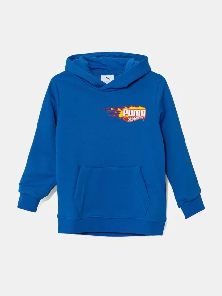 Puma Dětská mikina X HOT WHEELS Hoodie TR modrá