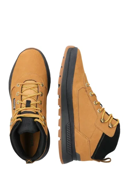 TIMBERLAND Šnurovacie čižmy koňaková / čierna