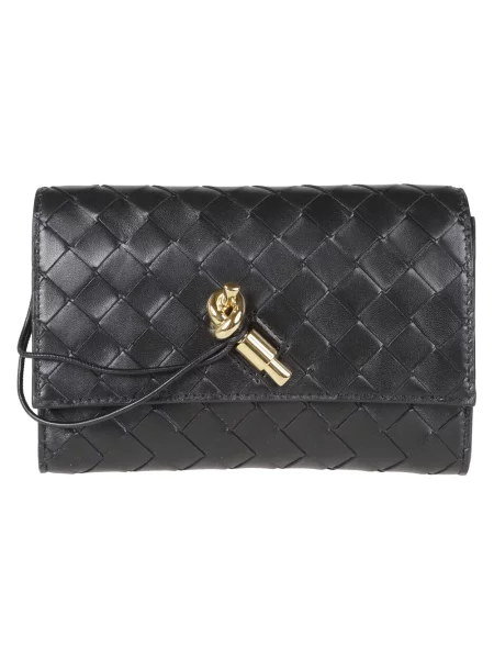 Torebka Bottega Veneta skórzana czarna