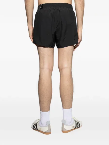 Ριγέ τένις μπλούζα Adidas με αυτόγραφο μαύρο