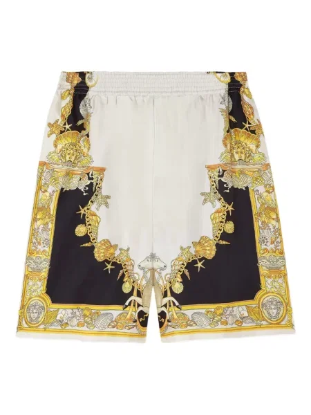 Pantaloni scurți Versace alb