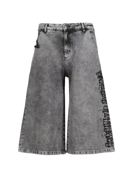 Pantaloni scurți Fine Chaos cu imagine gri