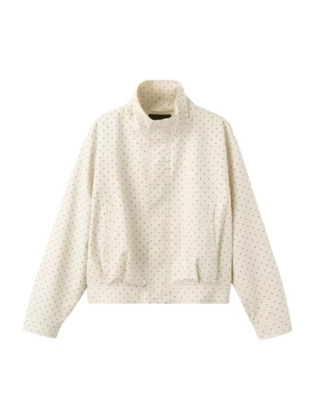 MANGO Geacă de primăvară-toamnă bej negru