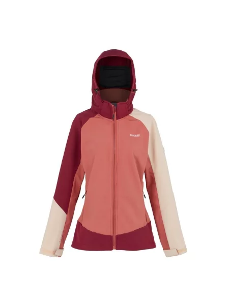 Kurtka softshell z kapturem Regatta Desoto X czerwona