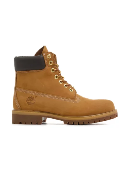Botki Timberland wodoszczelne skórzane wiązane brązowe
