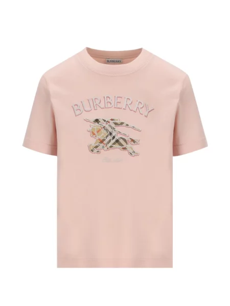 Tricou Burberry în carouri roz