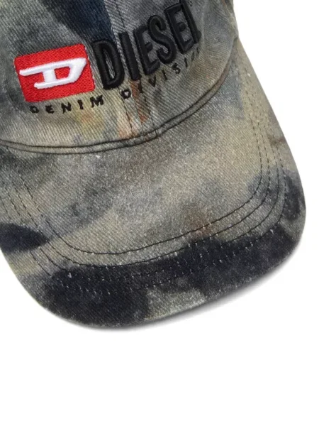 Șapcă Diesel cu imagine cu model camuflaj albastru