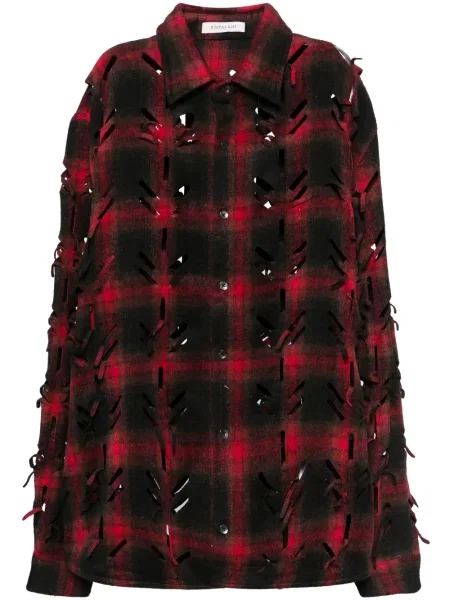 Риза Juntae Kim червено