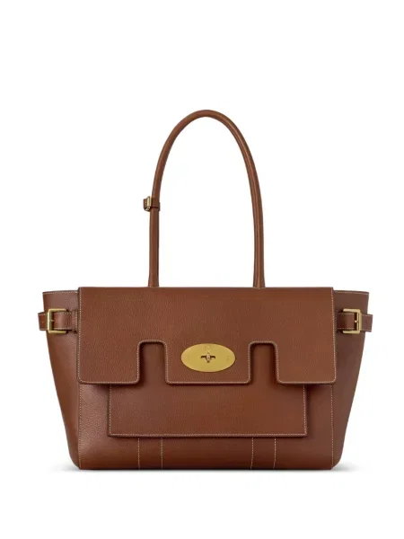 Geantă de mână Mulberry cu cataramă maro