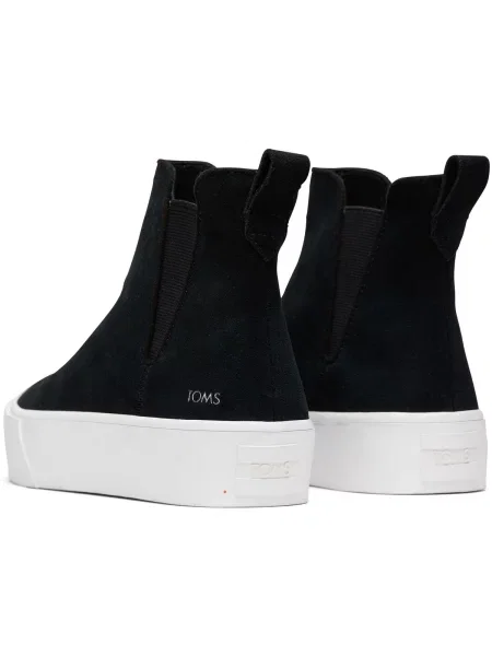 Tenisky Toms na platforme čierna