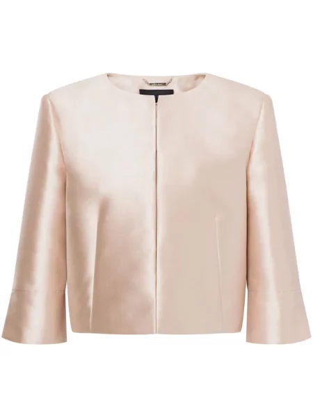 Geacă Alberta Ferretti din satin