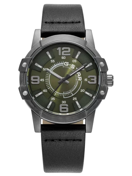 G-STAR Analogové hodinky Watch Constructed' černá