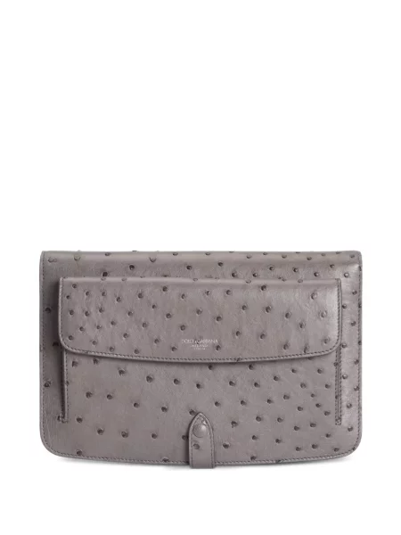 Geantă Dolce & Gabbana din piele gri