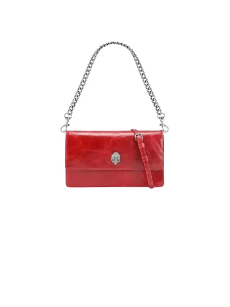 Torebka crossbody Kurt Geiger skórzana czerwona